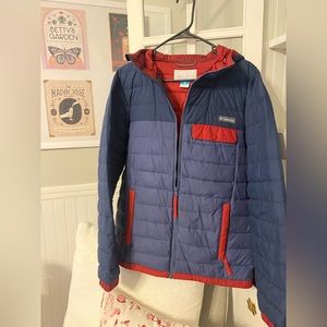 Columbia puffer coat, men size medium